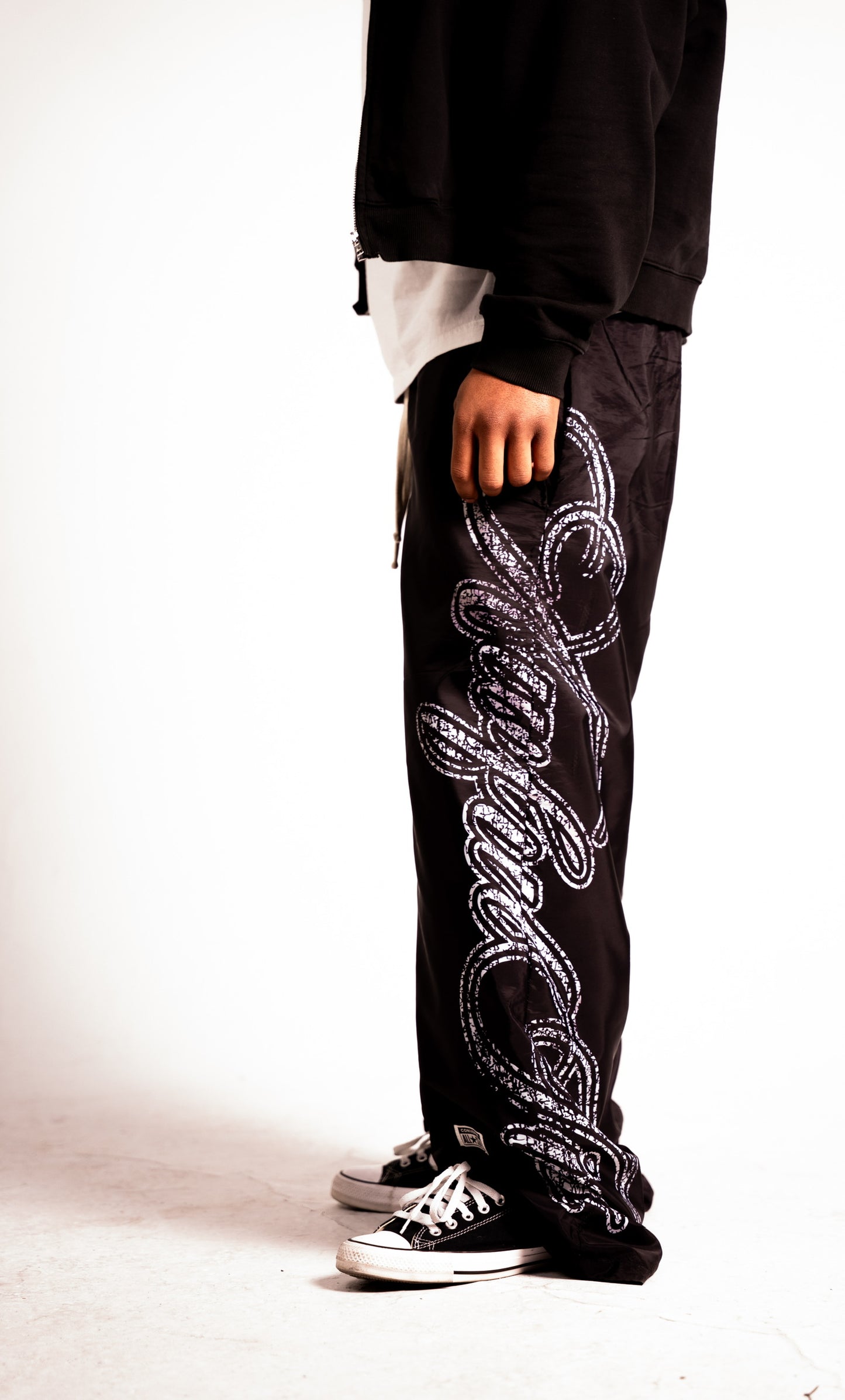 “Signature” Nylon Pants